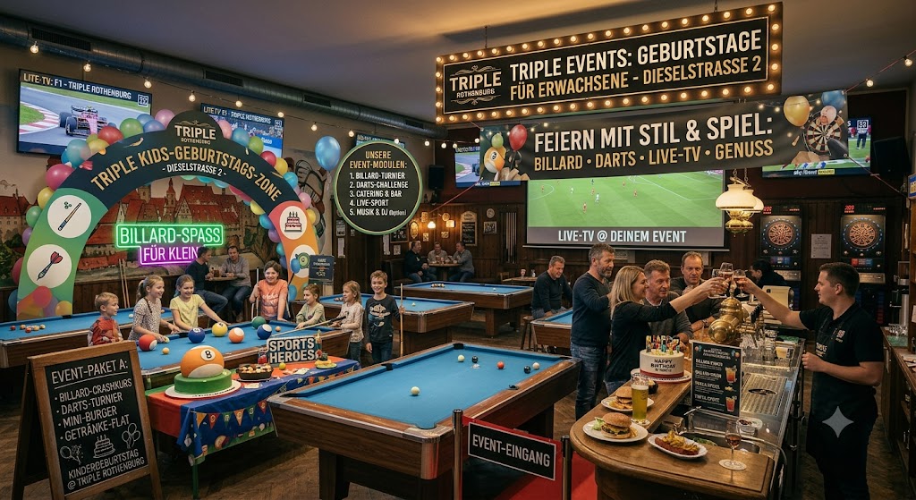 Event in der Triple Sportsbar